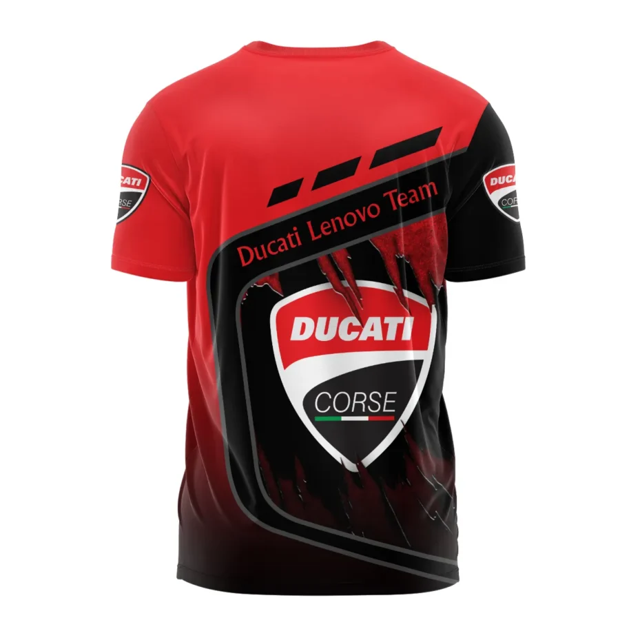 Ducati Lenovo Team Exclusive Logo T-shirt QTVAGP060625A8DUC-TS - Image 3