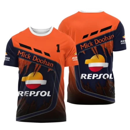 Mick Doohan Repsol Honda Exclusive Logo T-shirt QTMT090625A4-TS