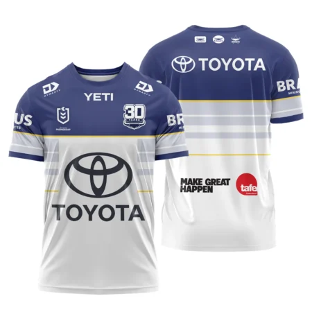 North Queensland Cowboys NRL Exclusive Logo T-shirt QTVA050625NRL01NQL-TS