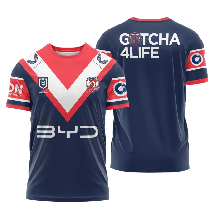 Sydney Roosters NRL Exclusive Logo T-shirt QTVA050625NRL01SYD-TS
