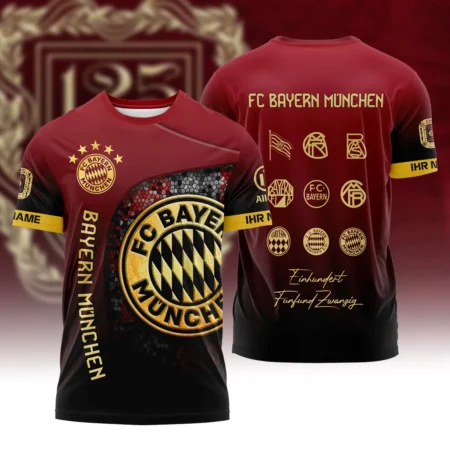 125 Anniversary FC Bayern München Exclusive Logo T-shirt QTVA0705FCB02-TS