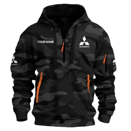 Mitsubishi Exclusive Logo Hoodie Half Zipper Car QTCAR180605A1MIT