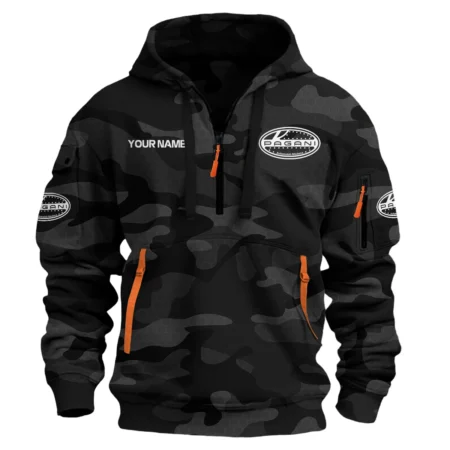 Pagani Exclusive Logo Hoodie Half Zipper Car QTCAR180605A1PAG