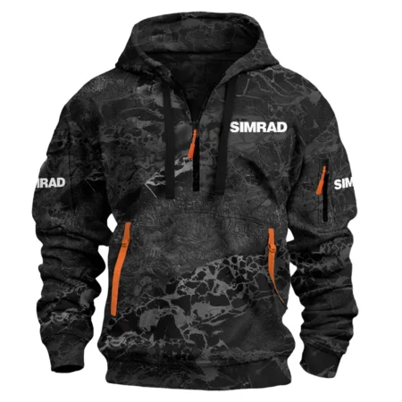Simrad Fishing Exclusive Logo Hoodie Half Zipper QTFS310525A1SIM