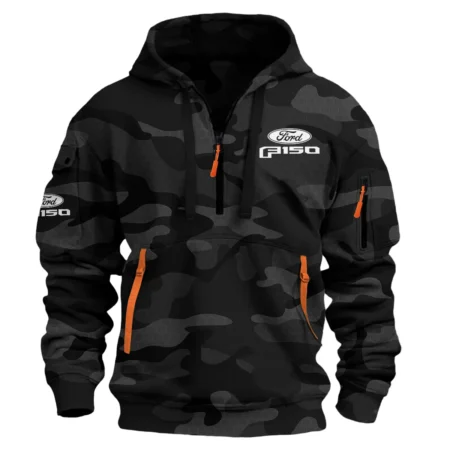 Ford F-150 Exclusive Logo Hoodie Half Zipper QTUT160525A1F150