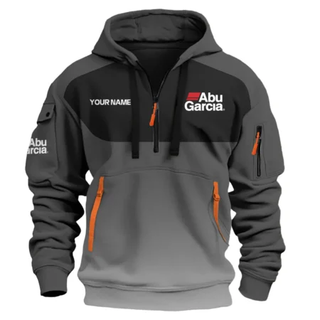 Abu Garcia Exclusive Logo Hoodie Half Zipper Fishing QTFS240625A1AG