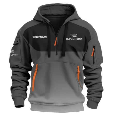 Bayliner Exclusive Logo Hoodie Half Zipper Fishing QTFS240625A1BYL