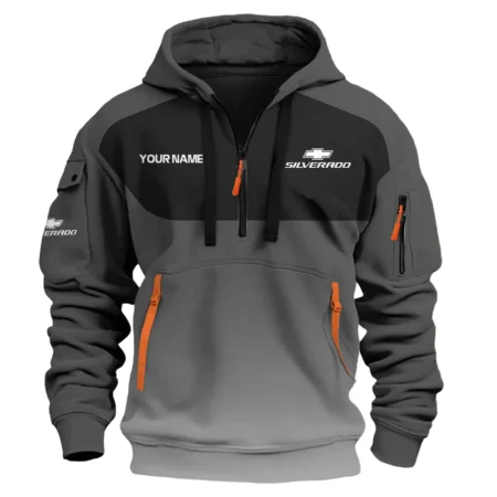 Chevrolet Silverado Exclusive Logo Hoodie Half Zipper Ute QTUT240625A1CS