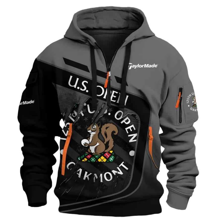 TaylorMade 125th U.S. Open Exclusive Logo Hoodie Half Zipper QTUSG110625A6TM-HDF - Image 2