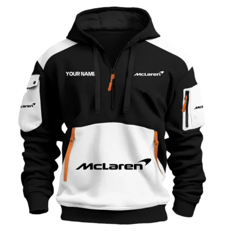 McLaren Car Exclusive Logo Hoodie Half Zipper QTCAR180605A2MCL