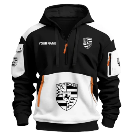 Porsche Car Exclusive Logo Hoodie Half Zipper QTCAR180605A2POR