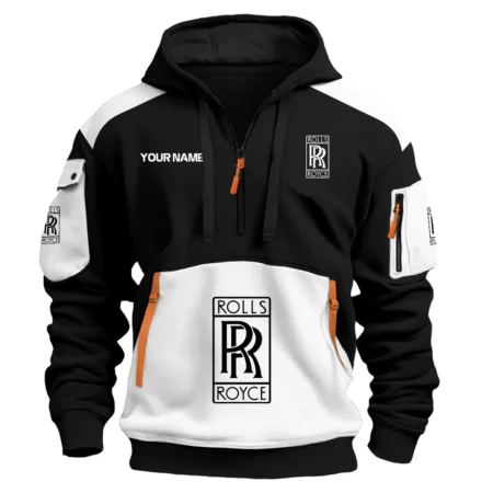 Rolls-Royce Car Exclusive Logo Hoodie Half Zipper QTCAR180605A2ROL