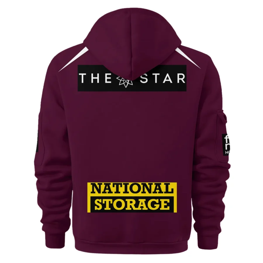 Brisbane Broncos NRL Exclusive Logo Hoodie Half Zipper QTVA050625NRL01BRI-HDF - Image 3