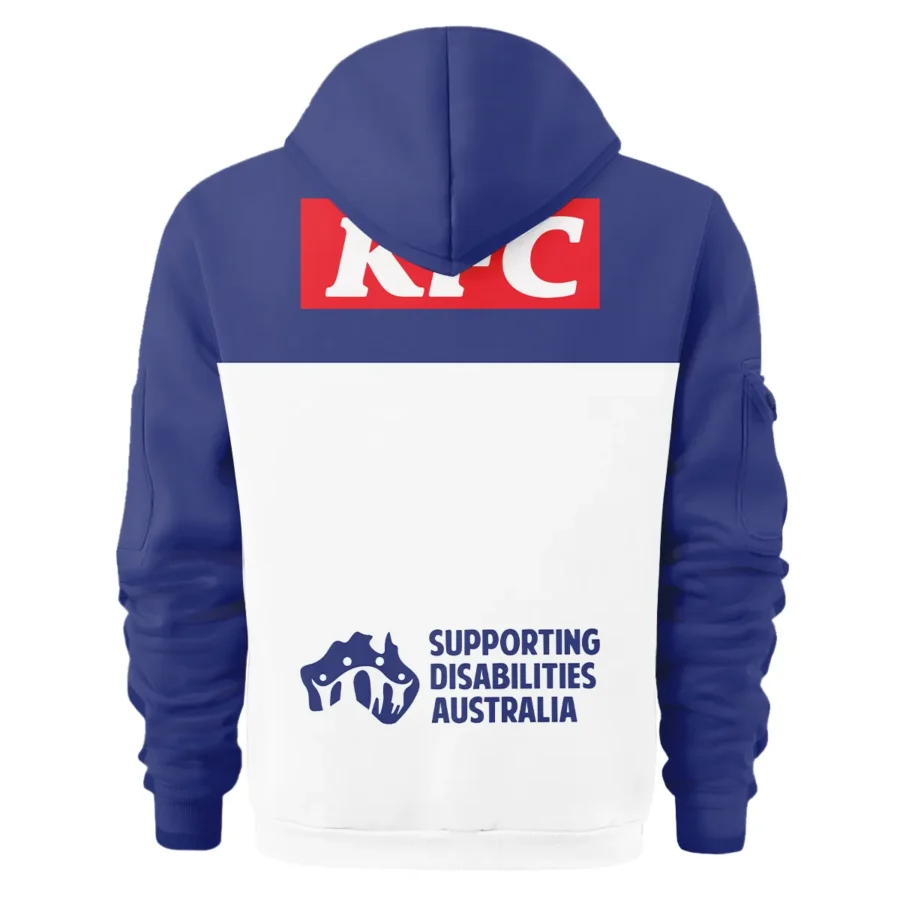 Canterbury-Bankstown Bulldogs NRL Exclusive Logo Hoodie Half Zipper QTVA050625NRL01CBY-HDF - Image 3