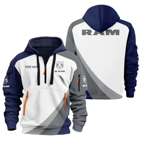 RAM Trucks Ute Exclusive Logo Hoodie Half Zipper QTVA180625UTE02RAM
