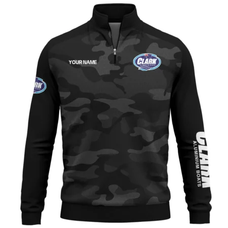 Clark Aluminium Boats Exclusive Logo Quarter Zip Sweatshirt Fishing QTFS020625A1CAB