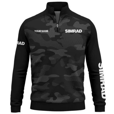 Simrad Exclusive Logo Quarter Zip Sweatshirt Fishing QTFS020625A1SIM