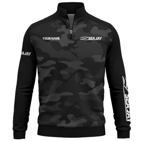 Sea Jay Exclusive Logo Quarter Zip Sweatshirt Fishing QTFS020625A1SJB