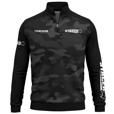 Stacer Exclusive Logo Quarter Zip Sweatshirt Fishing QTFS020625A1STC