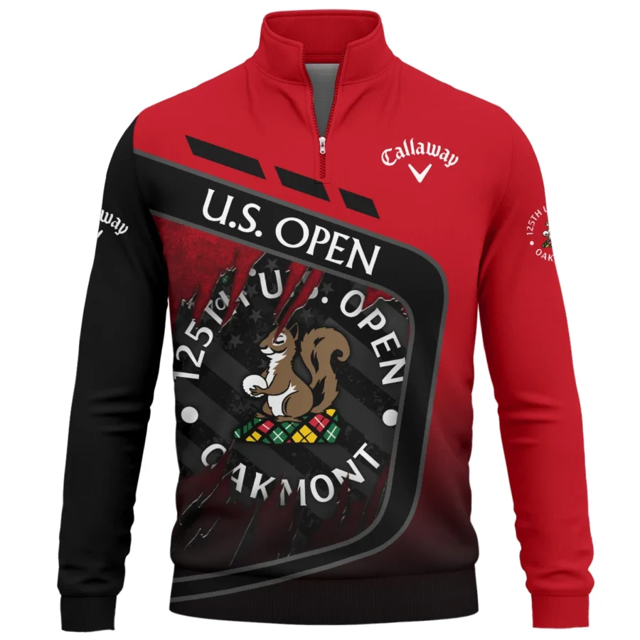 Callaway 125th U.S. Open Exclusive Logo Quarter-Zip Sweatshirt QTUSG110625A7CLW-QTZ - Image 2