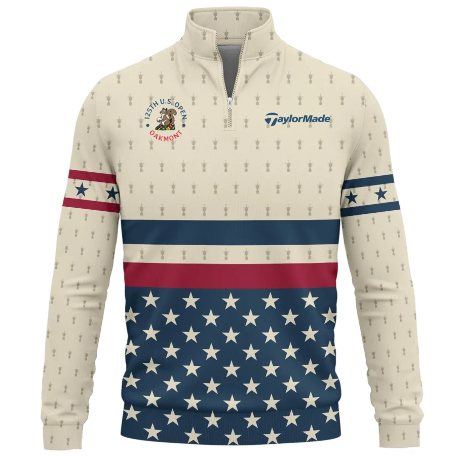 TaylorMade 125th U.S. Open Exclusive Logo Quarter-Zip Sweatshirt QTUSG120625A2TM-QTZ - Image 2