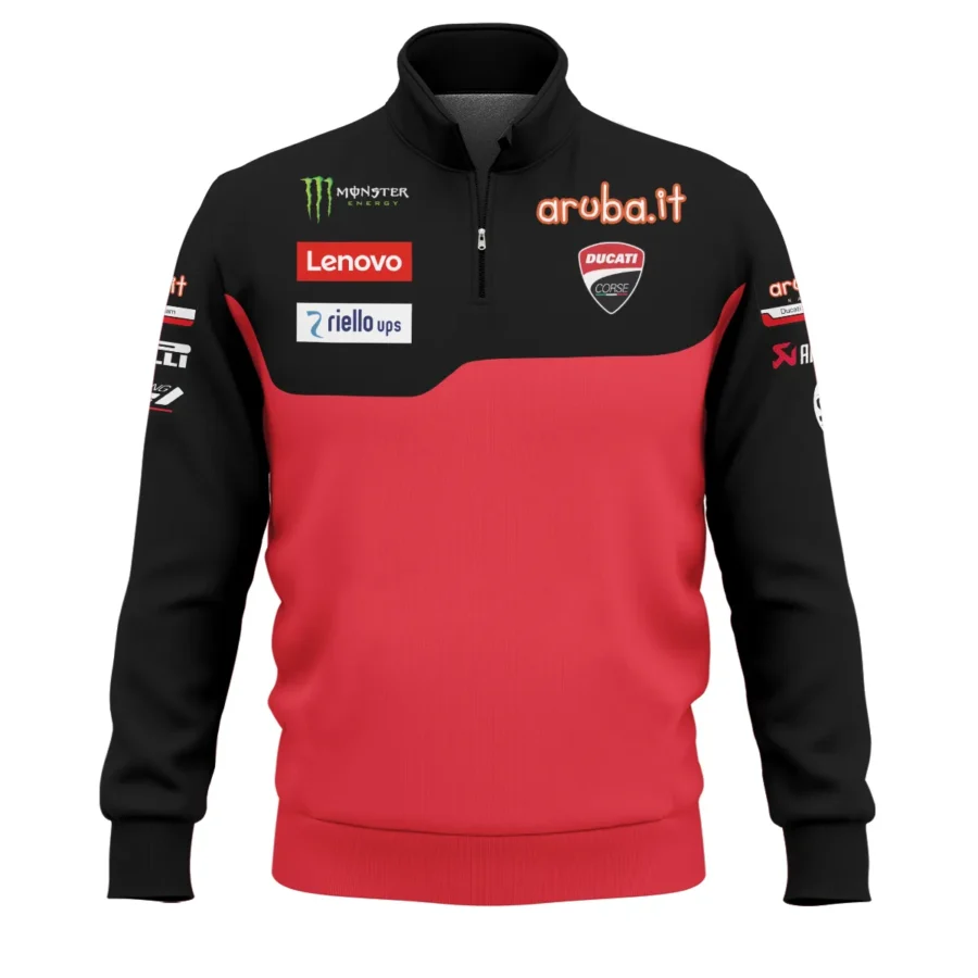Ducati Lenovo Team Exclusive Logo Quarter-Zip Sweatshirt QTVAGP060625A3DUC-QTZ - Image 2