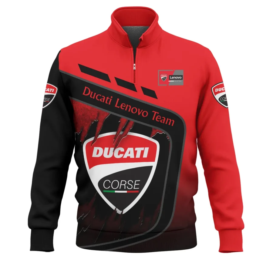 Ducati Lenovo Team Exclusive Logo Quarter-Zip Sweatshirt QTVAGP060625A8DUC-QTZ - Image 2