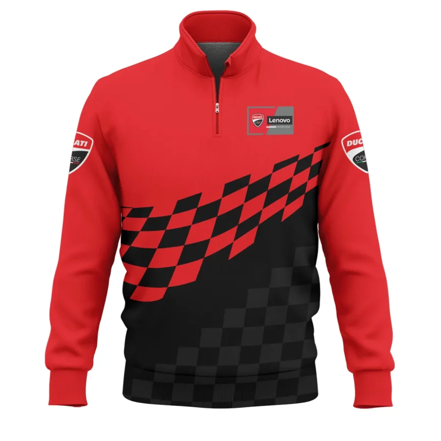 Ducati Lenovo Team Exclusive Logo Quarter-Zip Sweatshirt QTVAGP100625A11DUC-QTZ - Image 2