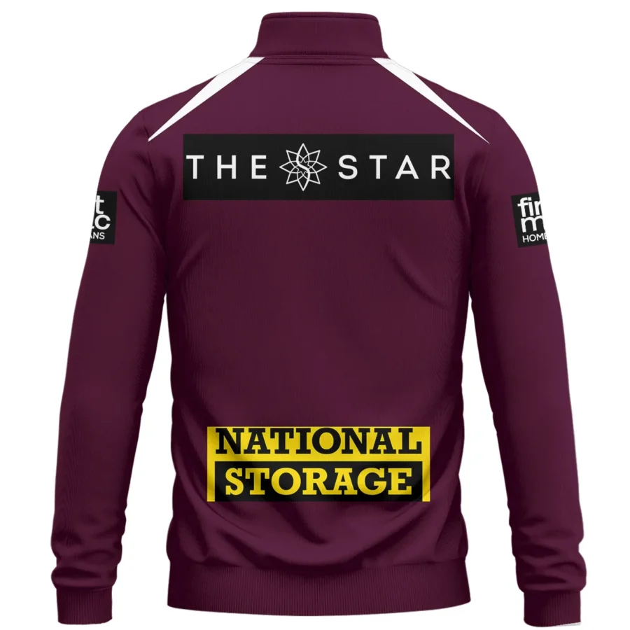Brisbane Broncos NRL Exclusive Logo Quarter-Zip Sweatshirt QTVA050625NRL01BRI-QTZ - Image 3