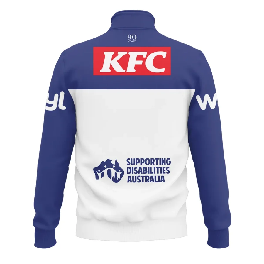 Canterbury-Bankstown Bulldogs NRL Exclusive Logo Quarter-Zip Sweatshirt QTVA050625NRL01CBY-QTZ - Image 3