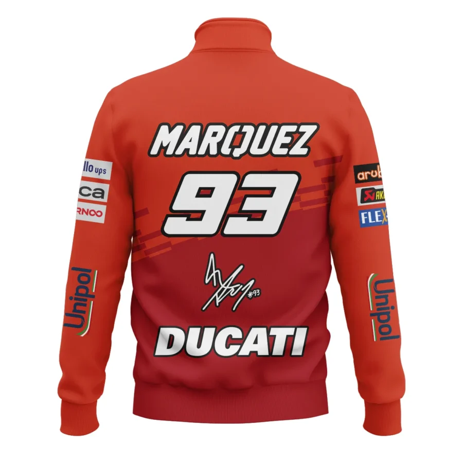 Marc Márquez Ducati Lenovo Team Exclusive Logo Quarter-Zip Sweatshirt QTVAGP060625A4DUC-QTZ - Image 3