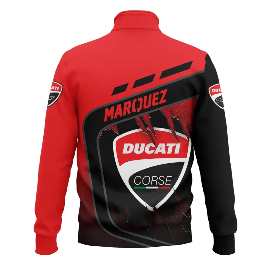 Marc Márquez Ducati Lenovo Team Exclusive Logo Quarter-Zip Sweatshirt QTVAGP060625A6DUC-QTZ - Image 3