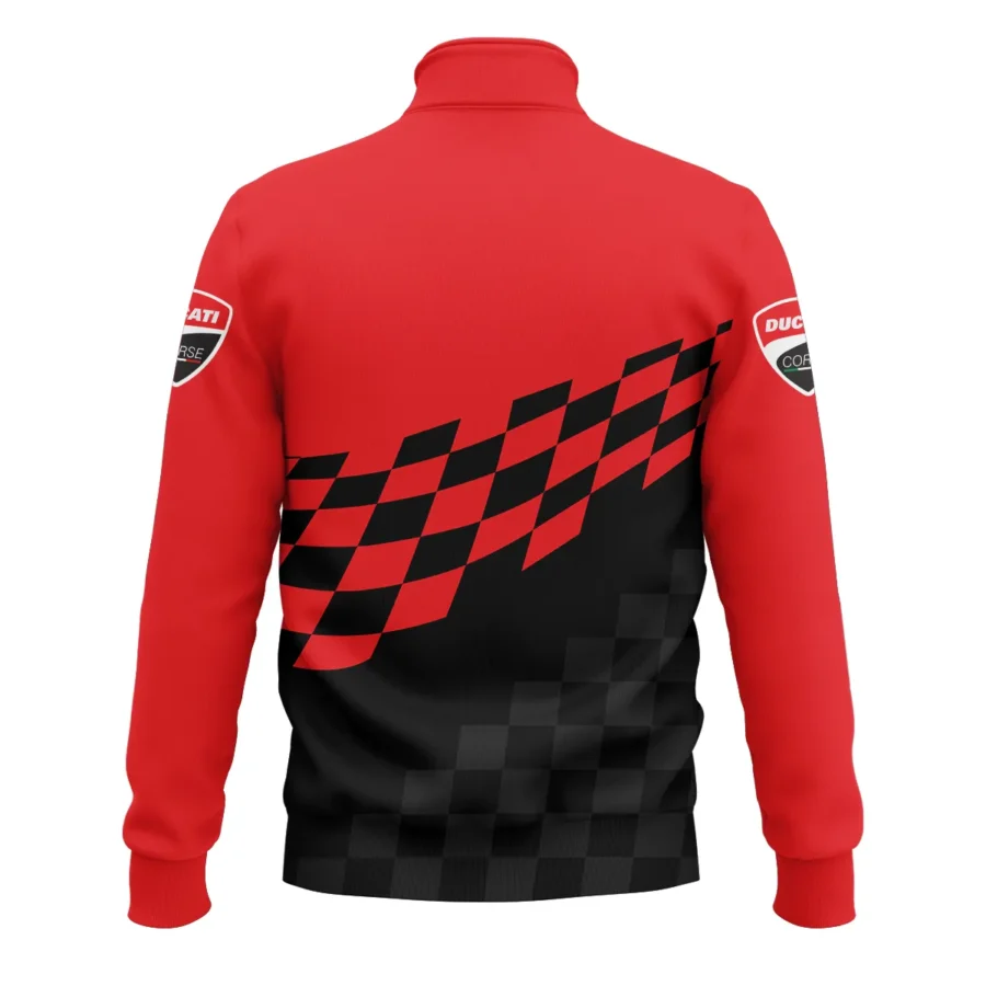 Marc Márquez Ducati Lenovo Team Exclusive Logo Quarter-Zip Sweatshirt QTVAGP100625A10DUC-QTZ - Image 3