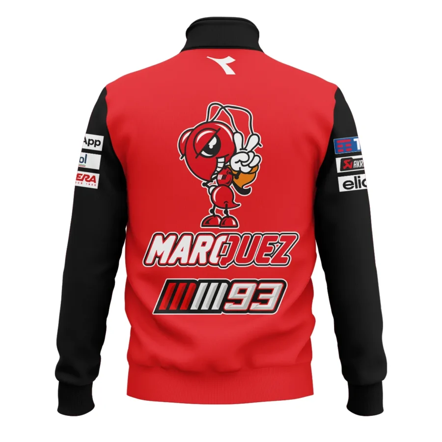 Marc Márquez Ducati Lenovo Team Exclusive Logo Quarter Zip Sweatshirt QTVAGP110625A14DUC-QTZ - Image 3