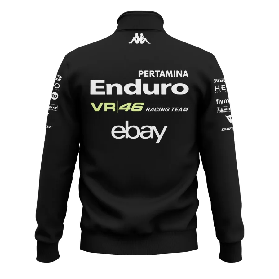 VR46 Racing Team Exclusive Logo Quarter Zip Sweatshirt QTVAGP120625A15VR46-QTZ - Image 3