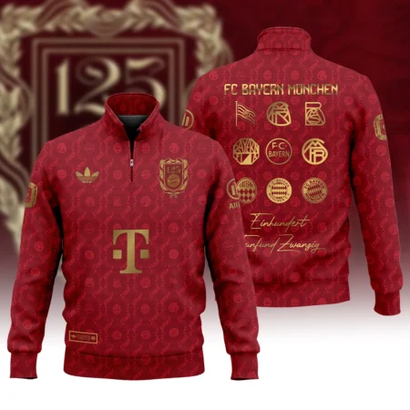 125 Anniversary FC Bayern München Exclusive Logo Quarter-Zip Sweatshirt QTFCB060525A1-QTZ