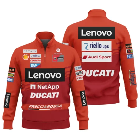 Ducati Lenovo Team Exclusive Logo Quarter-Zip Sweatshirt QTVAGP060625A2DUC-QTZ