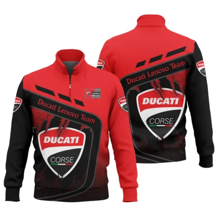 Ducati Lenovo Team Exclusive Logo Quarter-Zip Sweatshirt QTVAGP060625A8DUC-QTZ