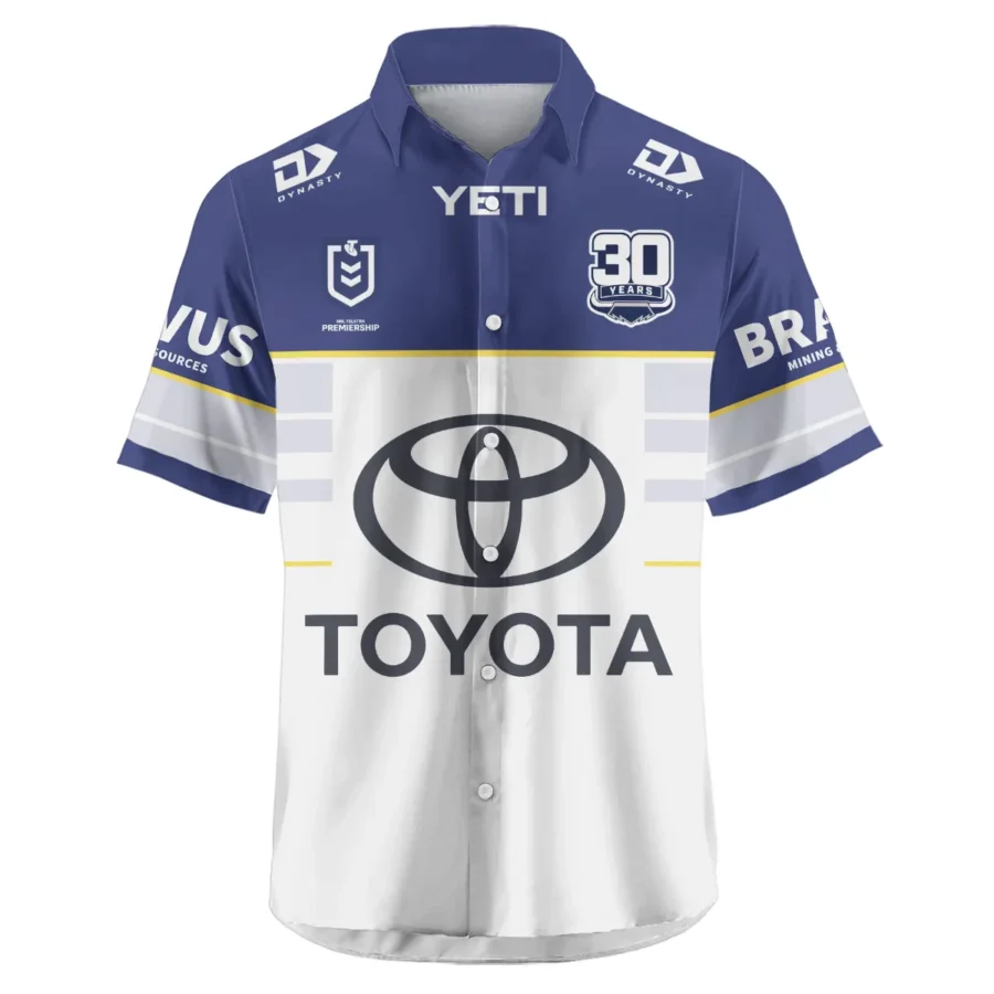 North Queensland Cowboys NRL Exclusive Logo Hawaiian Shirt QTVA050625NRL01NQL-HW - Image 2