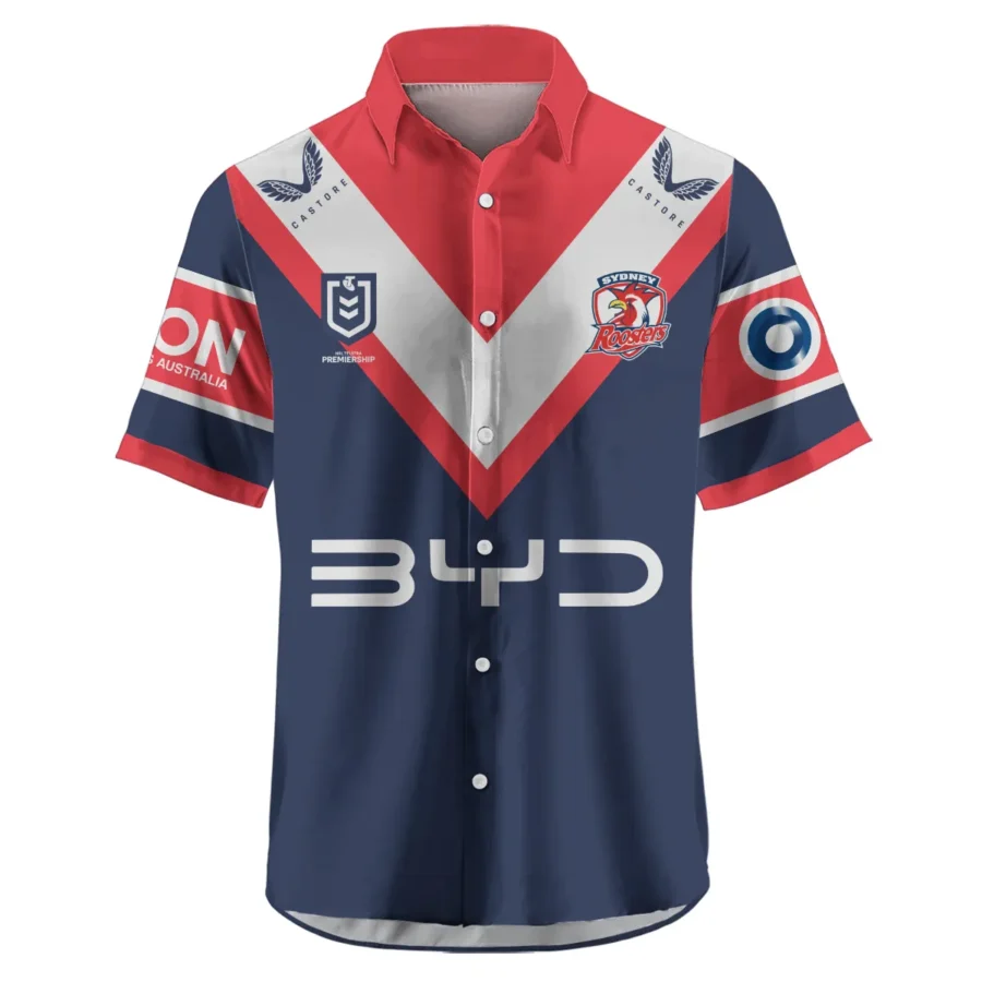 Sydney Roosters NRL Exclusive Logo Hawaiian Shirt QTVA050625NRL01SYD-HW - Image 2