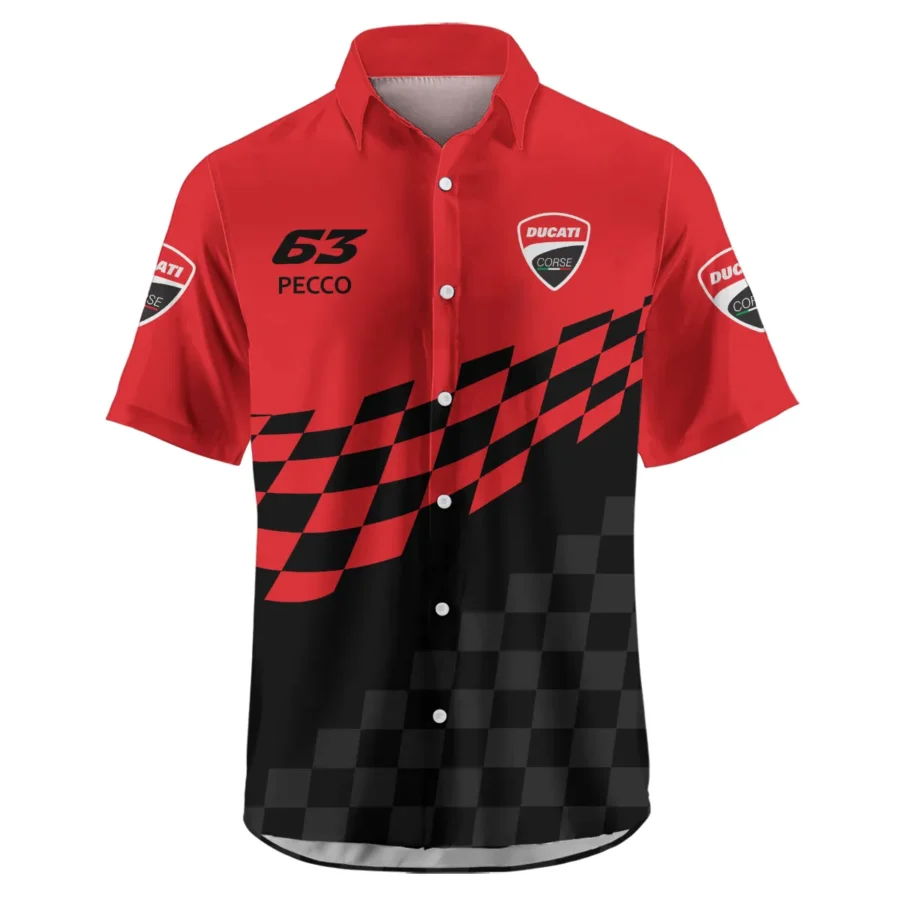 Francesco Bagnaia Ducati Lenovo Team Exclusive Logo Hawaiian Shirt QTVAGP100625A9DUC-HW - Image 2