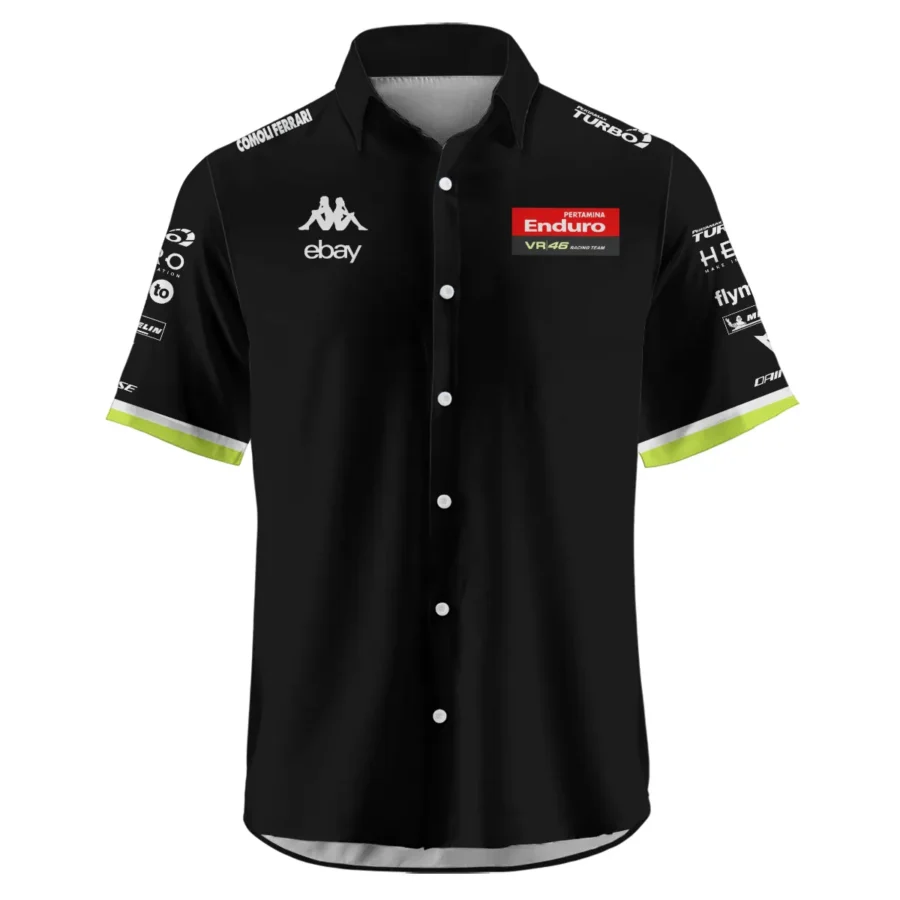 VR46 Racing Team Exclusive Logo Hawaiian Shirt QTVAGP120625A15VR46-HW - Image 2