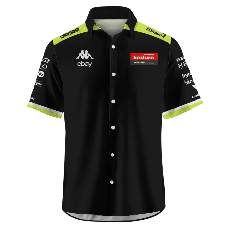 VR46 Racing Team Exclusive Logo Hawaiian Shirt QTVAGP120625A16VR46-HW - Image 2