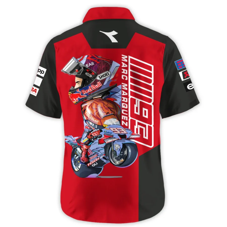 Marc Márquez Ducati Lenovo Team Exclusive Logo Hawaiian Shirt QTMTGP150525A2-HW - Image 3