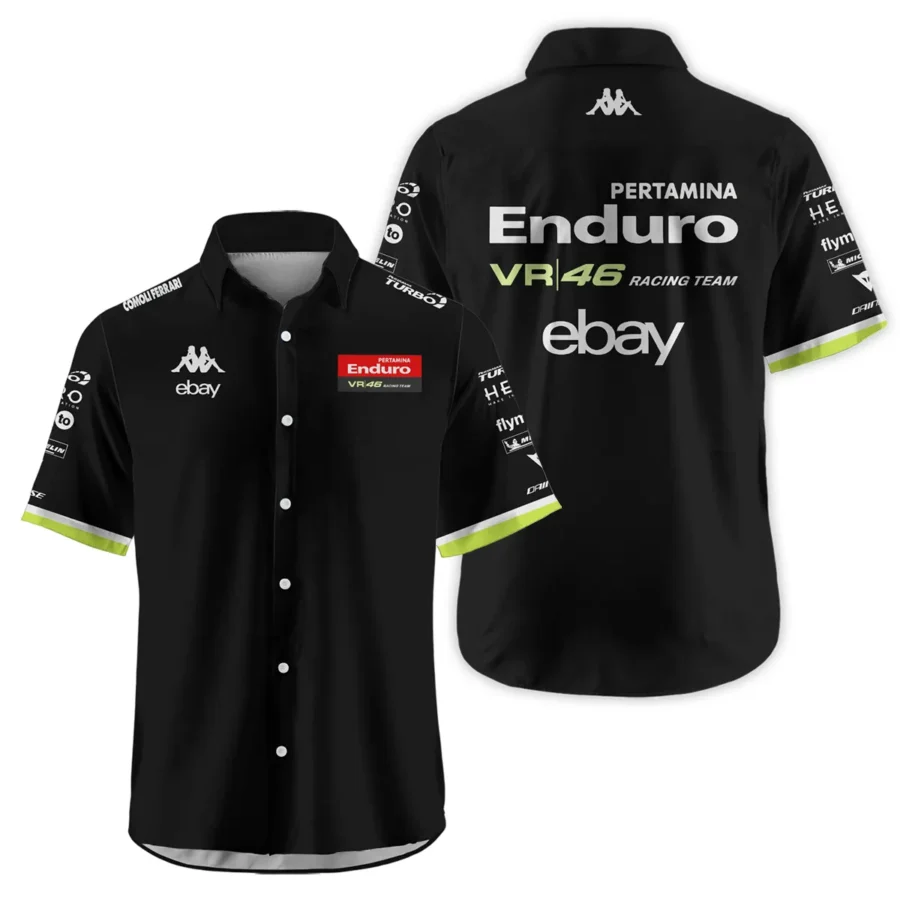 VR46 Racing Team Exclusive Logo Hawaiian Shirt QTVAGP120625A15VR46-HW