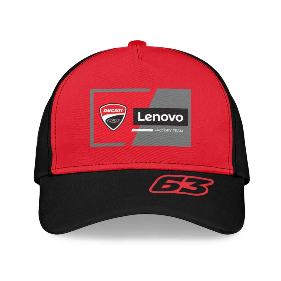 Francesco Bagnaia Ducati Lenovo Team All over Print Cap QTVAGP130625A24DUC - Image 2
