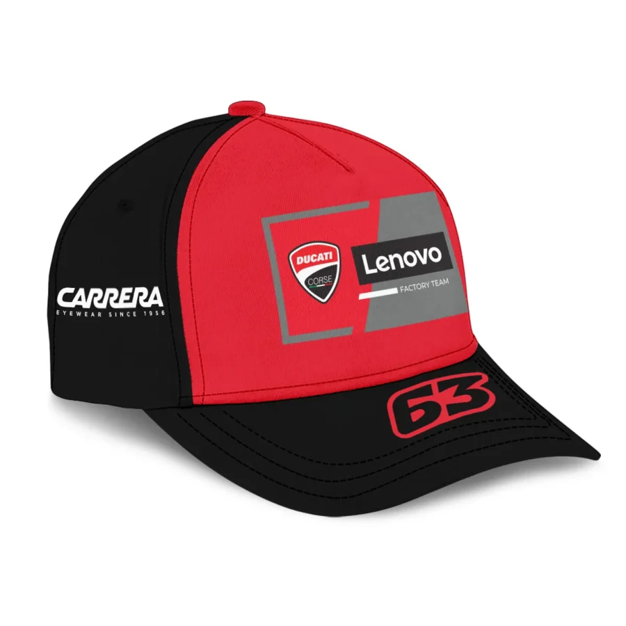 Francesco Bagnaia Ducati Lenovo Team All over Print Cap QTVAGP130625A24DUC - Image 3