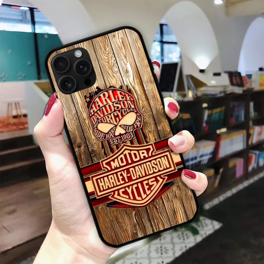 Harley-Davidson Phone Case – Dustproof, Scratch & Shock Resistant – QTHD100725A1 - Image 2