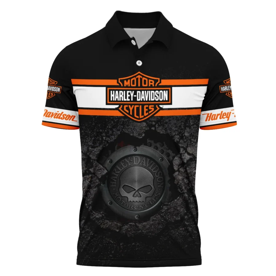 Harley-Davidson Motorcycle Exclusive Logo Polo Shirt QTHD010725A1-PL - Image 2