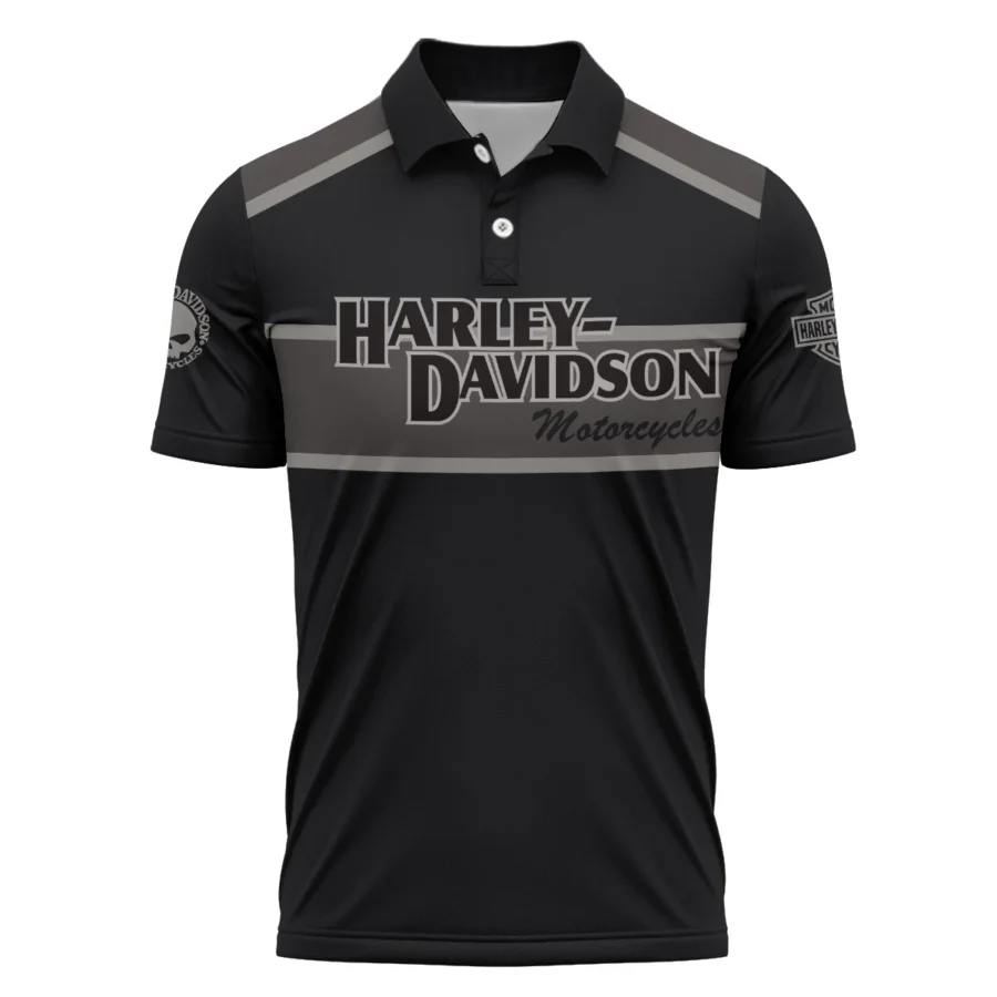 Harley-Davidson Motorcycle Exclusive Logo Polo Shirt QTHD010725A3-PL - Image 2